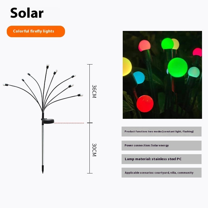 Solar Firefly Villa Outdoor Waterproof Garden Lamp Garden dealsniper-net Style6