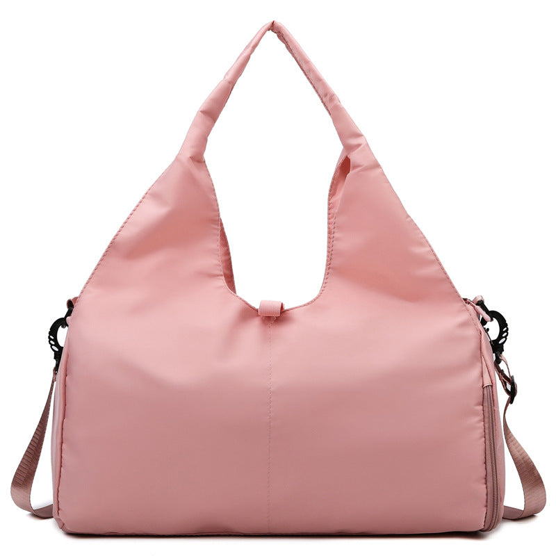 Yoga Lady Sports Gym Bag Dry Wet Separation Women Gym From House Pink