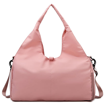 Yoga Lady Sports Gym Bag Dry Wet Separation Women Gym From House Pink