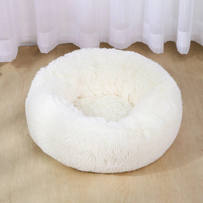 Dog Bed Super Soft Washable Long Plush Pet Kennel Deep Sleep