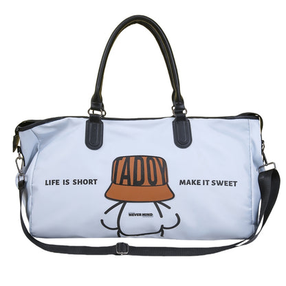 New Travel Bag Men's Large Capacity Dry Wet Separation Fitness Bag Sports dealsniper-net Grayish blue
