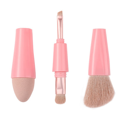 Tool Makeup Brush 4-in-1 Multi-function Beauty DealSniper.net Pink