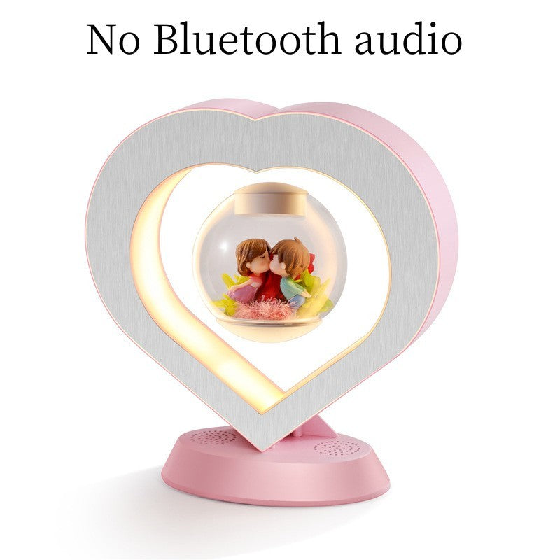 Valentines Day Gift Heart Floating Table LED Night Light Holidays DealSniper.net Sweet Lover US No Bluetooth audio