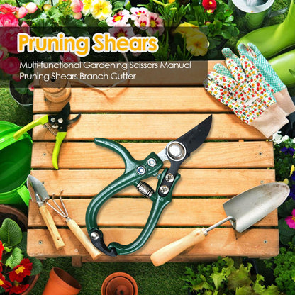 Multifunctional Garden Scissors Pruning Shears Manual With Safety Buckle