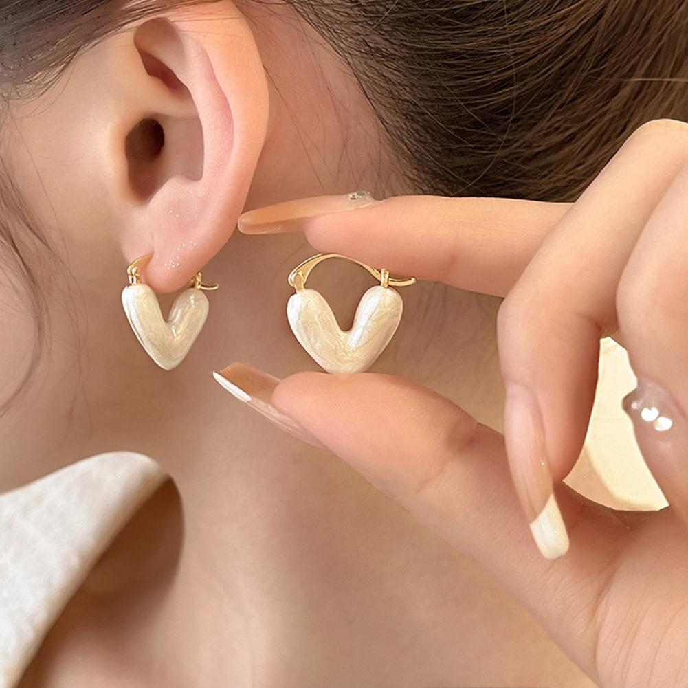 Ins Heart Love Earrings For Women Fashion Accessories Jewelry Jewelry dealsniper-net