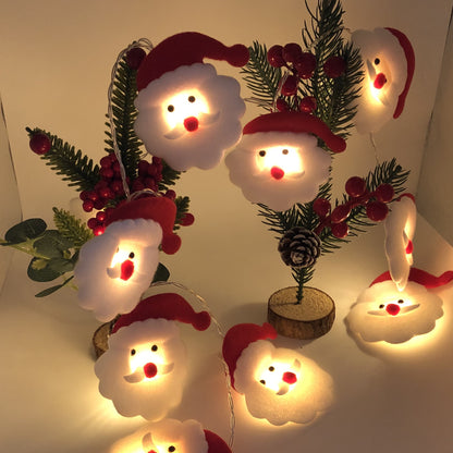 Christmas Decoration Snowman LED String Lights Garland Holidays DealSniper.net The old 1.65meter USB version