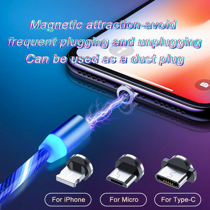 Magnetic Charging Cable Streamer Fast Charging Cable Lighting Phones DealSniper.net Magnetic suction head Android