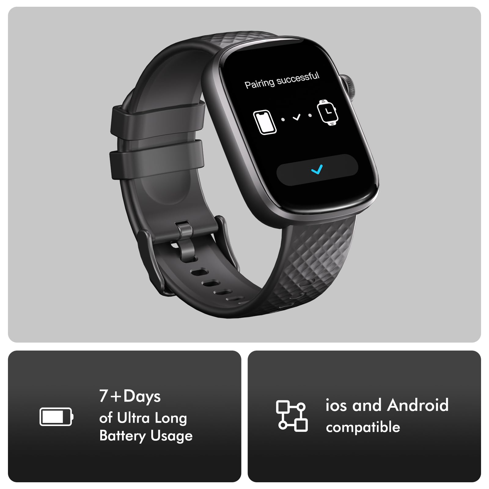 Smart Watch Bluetooth Call &1.95 HD Screen -Heart Rate Jewelry Gym From House
