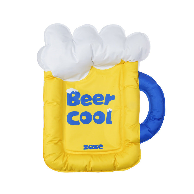 Beer Pet Ice Pad Dog Cooling Pad Summer Cooling Sleeping Pad Pets Gym From House Yellow