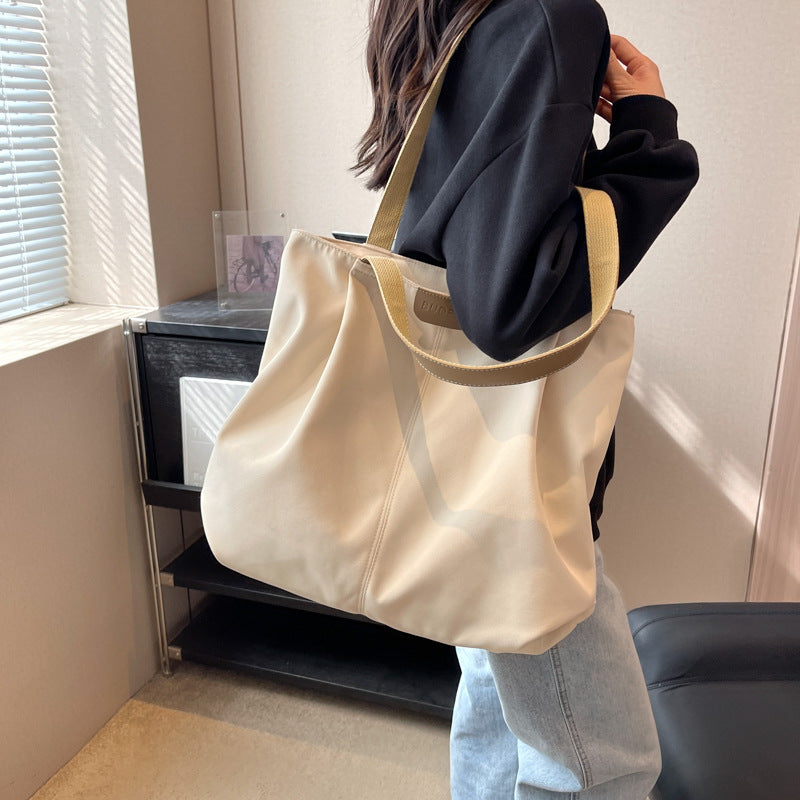 Large Capacity Totes Simple Commuting Daily Shopping Shoulder Bag Women dealsniper-net