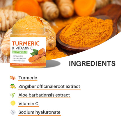 Turmeric Body Cleanser Facial Scrub Cleansing Oil Control Beauty Gym From House