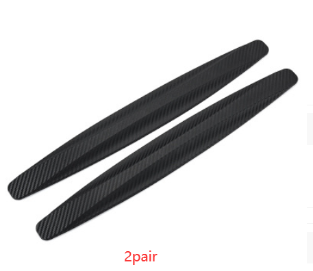 Car Bumper Protector Strip Guard Corner Protection Strips Scratch Protector Vehicle dealsniper-net Black 2 pairs