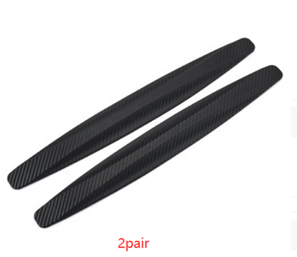 Car Bumper Protector Strip Guard Corner Protection Strips Scratch Protector Vehicle dealsniper-net Black 2 pairs