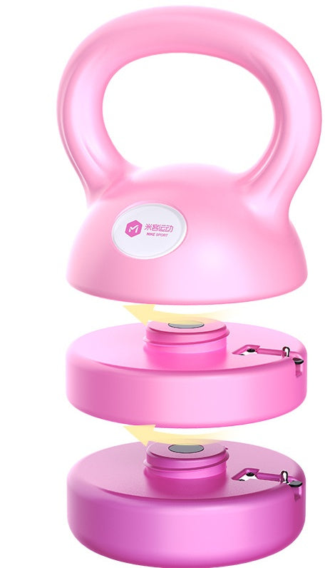 Adjustable Kettlebell Small Dumbbell Ladies Fitness Equipment Sports Gym From House