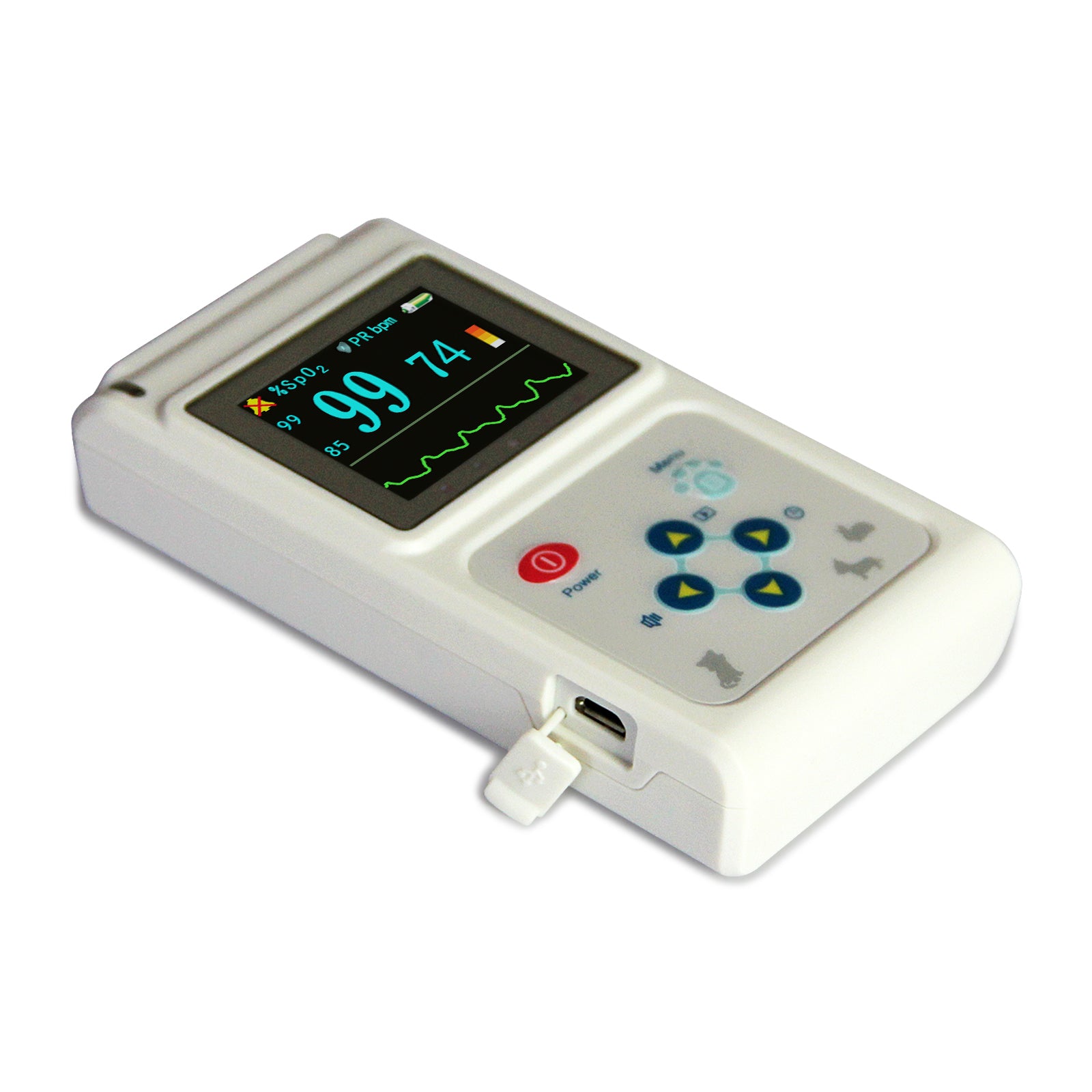 Veterinary Pulse Oximeter Handheld Vet SPO2 Pulse Rate Monitor PC Software CMS60D Electronics dealsniper-net