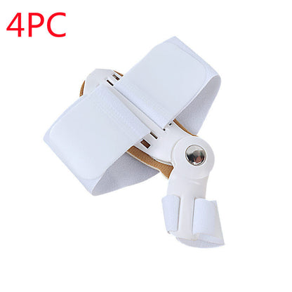 Hallux Valgus Corrector Plastic Toe Correctors Sleeves Health dealsniper-net White 4PC