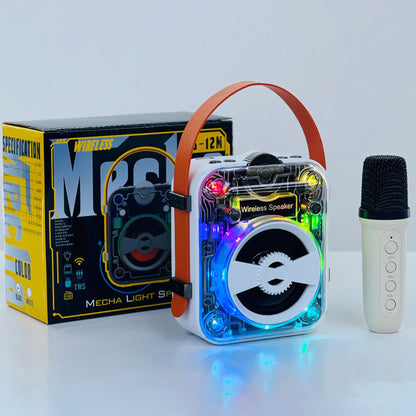 Mech Bluetooth Speaker Creative Saibo Electronics dealsniper-net White Single Wheat