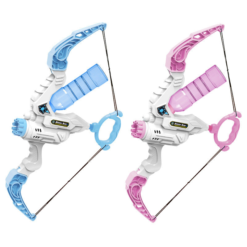 2 In 1 Bubble Gun Electric Bow And Arrow Automatic Bubble Blower Gifts Holidays dealsniper-net