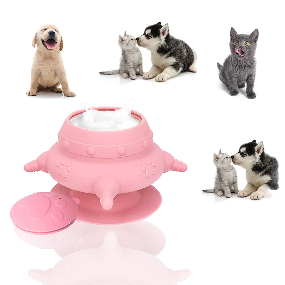 Puppy Feeder With 4 Teats Puppy Bottles For Nursing Silicone Pets Gym From House