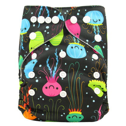 Washable Baby Cloth Diaper Breathable Diaper Pants 0-3 Years Old Kids DealSniper.net OB136 One size