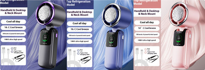 New Ice Pack High-Speed Handheld Folding Mini Fan Electronics Gym From House Set