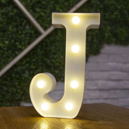 26 Letters White LED Night Light Marquee Sign Alphabet Lamp Home dealsniper-net J