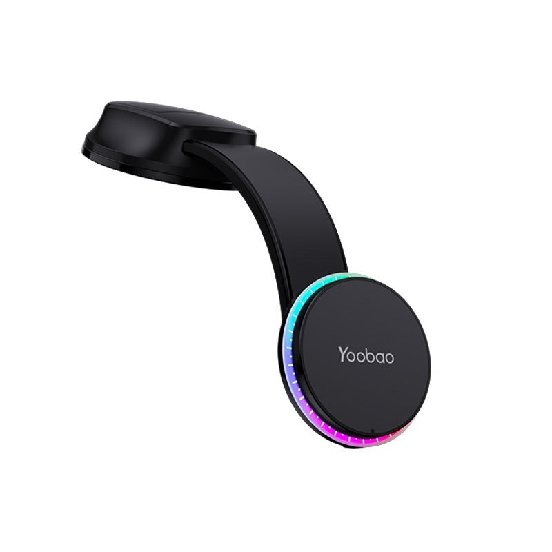 Magnetic Charging On-board Bracket Wireless Charger Vehicle DealSniper.net Black CC311W