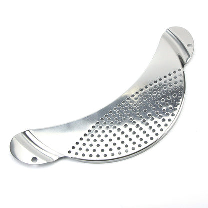 Stainless Steel Moon Shape Drainer Kitchen Tools Kitchen dealsniper-net 336137 08cm