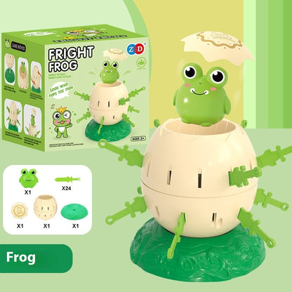 Mini Pirate Bucket Plug-in Chicken Party Desktop Toy Kids dealsniper-net Mini Green Frog Pirate Egg