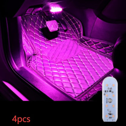 Touch-sensitive Usb Charging Atmosphere Lamp In Car