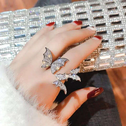 Turnable Anxiety Rings With Bead Relieve Stress Rings For Women Men Women DealSniper.net White Gold
