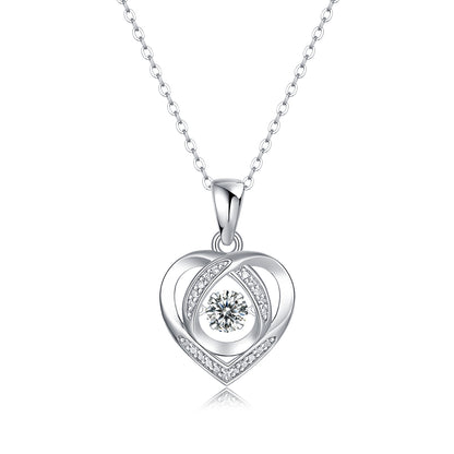Heart To Have Your Luxurious Fashion Diamond Pendant Necklace Set Jewelry Gym From House