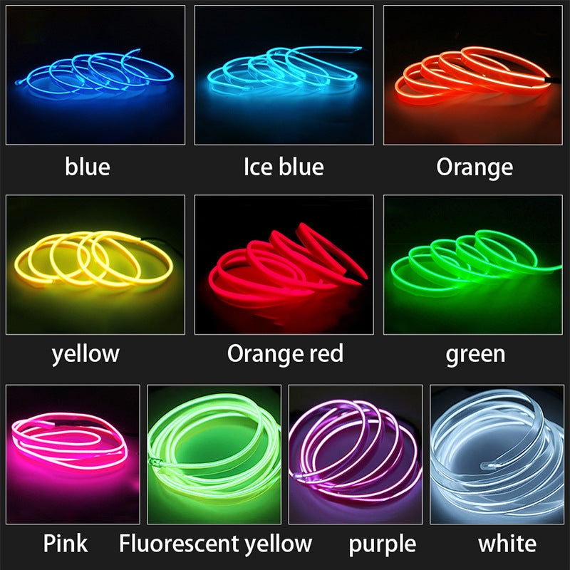 Car Led Strip Light For Neon Party Decoration Light Bicycle Vehicle dealsniper-net