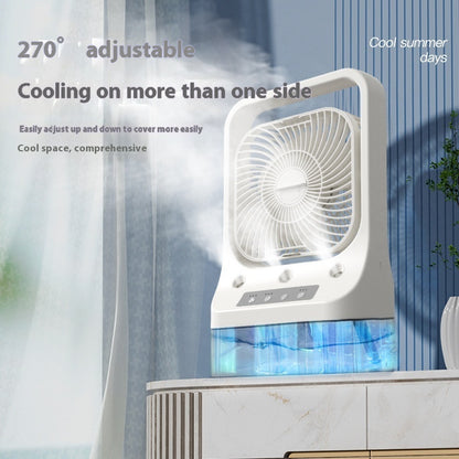 Household Cooling Fan Usb Rechargeable Head Adjustable