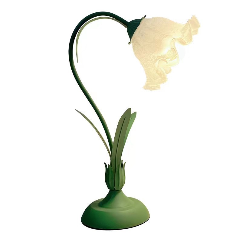 Bedside Flower Minimalist Creative Desk Lamp Home Decor Gym From House
