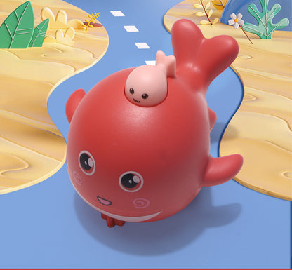 Boys And Girls Toys Gift Press Aerospace Warrior Inertia Kids dealsniper-net Press Dancing Whale Red