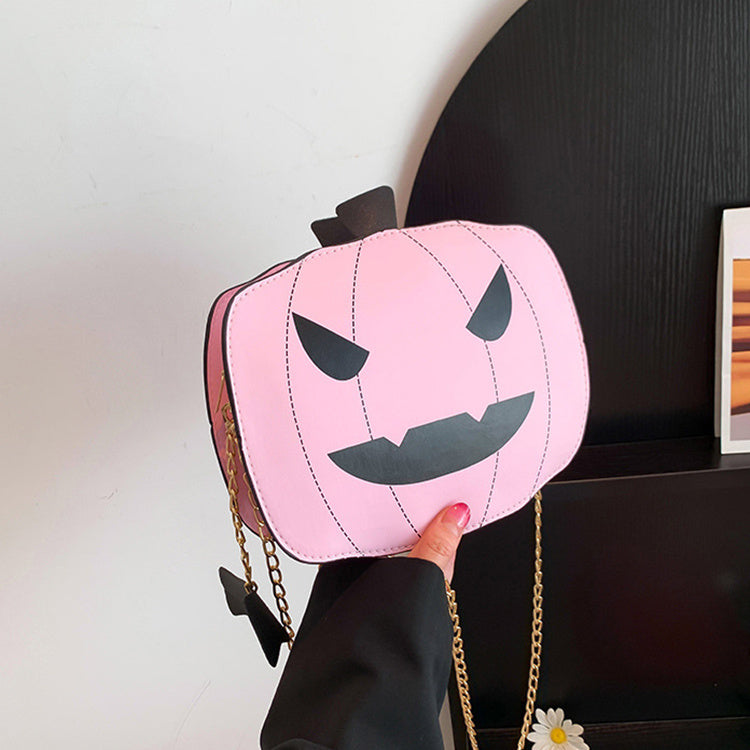 Halloween Cartoon Pumpkin Shoulder Bag Women dealsniper-net