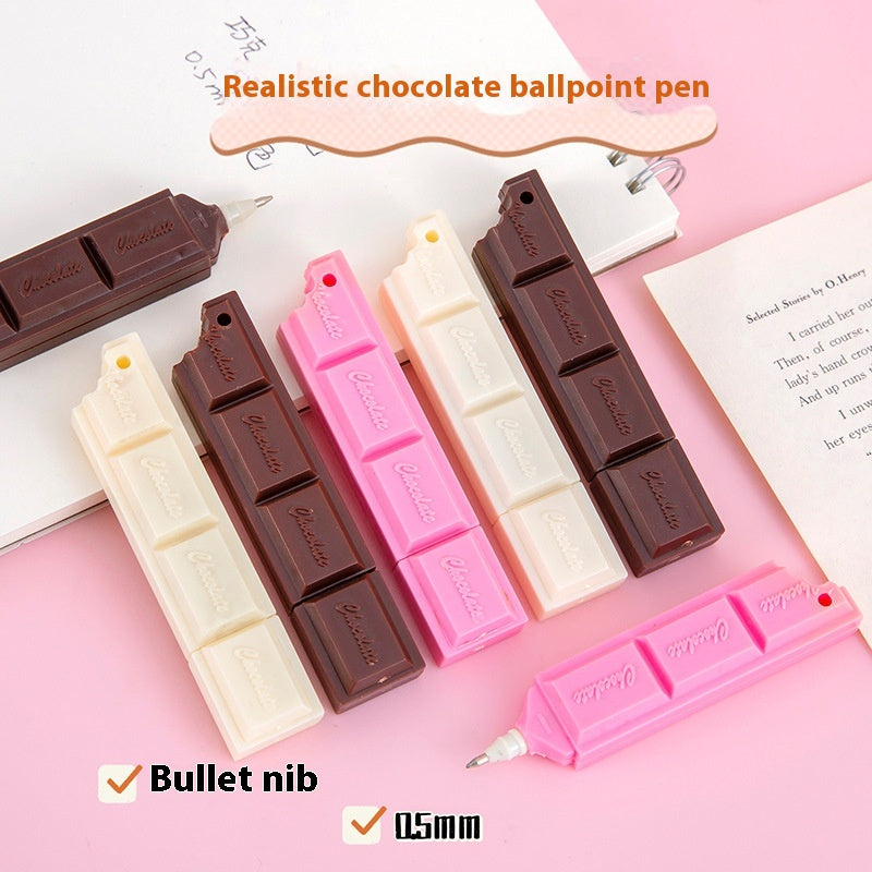 Creative Chocolate Ballpoint Pen Cartoon Gadgets dealsniper-net