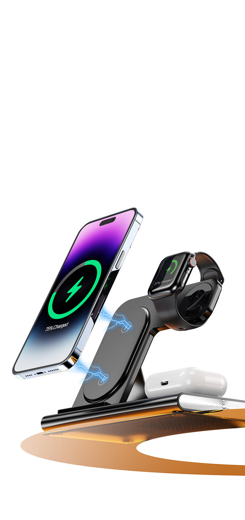 Fashion Folding Four-in-one Wireless Charger Gadgets Gym From House