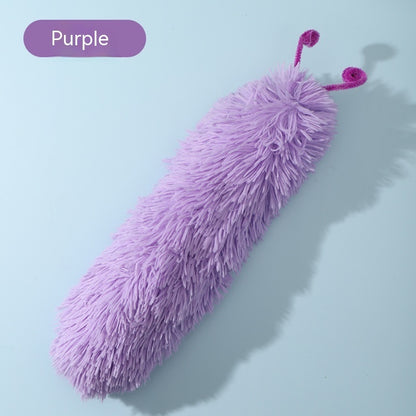 Caterpillar Ringing Paper Cat Toy Self-Hi Relieving Stuffy And Bite-resistant Pets dealsniper-net Nobility Purple Height 36cm