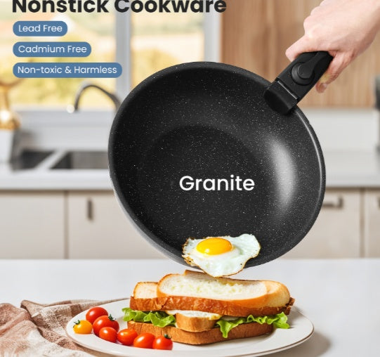 12 POTS And Pans Set, Non-stick Kitchen Cookware Set Kitchen DealSniper.net