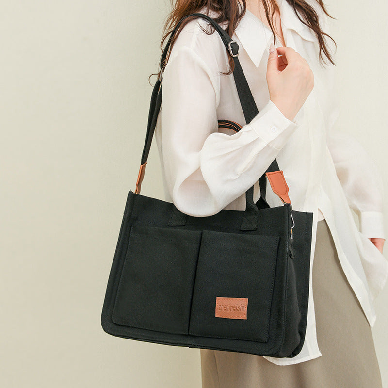 Casual Daily Canvas Tote Shoulder Bags Women Women DealSniper.net