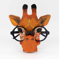 Animal Spectacle Frame Wooden Fox Glasses Storage Holder