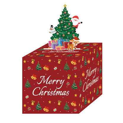 Red Christmas Money Box Christmas Party Decoration Holidays dealsniper-net