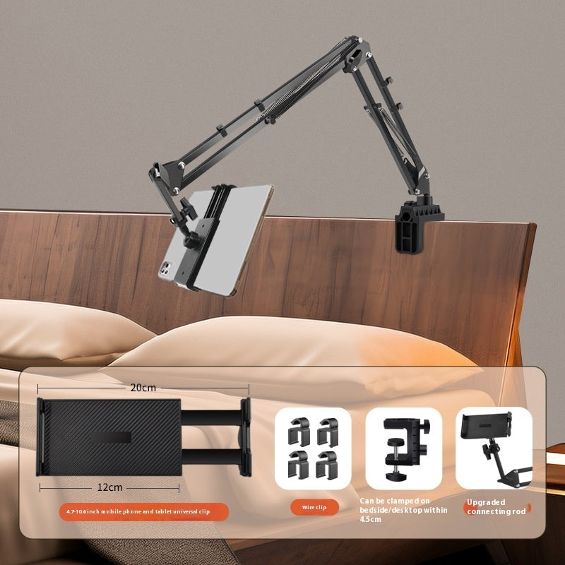 Folding Live Bedside Lazy Phone Holder Electronics dealsniper-net ABS Base No 19 Clip