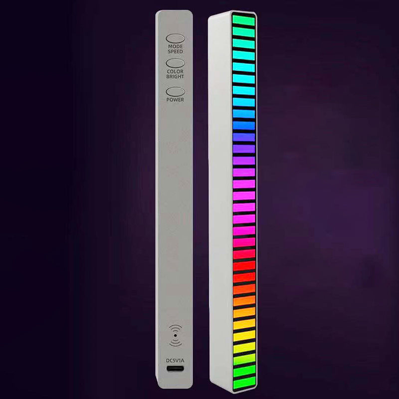 New Car Sound Control Light RGB Voice-Activated Music