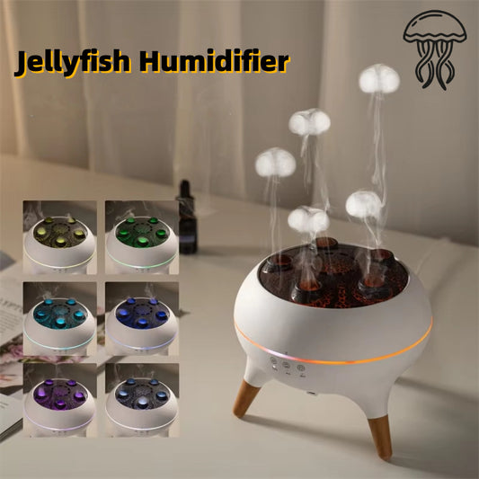 Household  Intelligent Jellyfish Ultrasonic Air Humidifier Diffuser