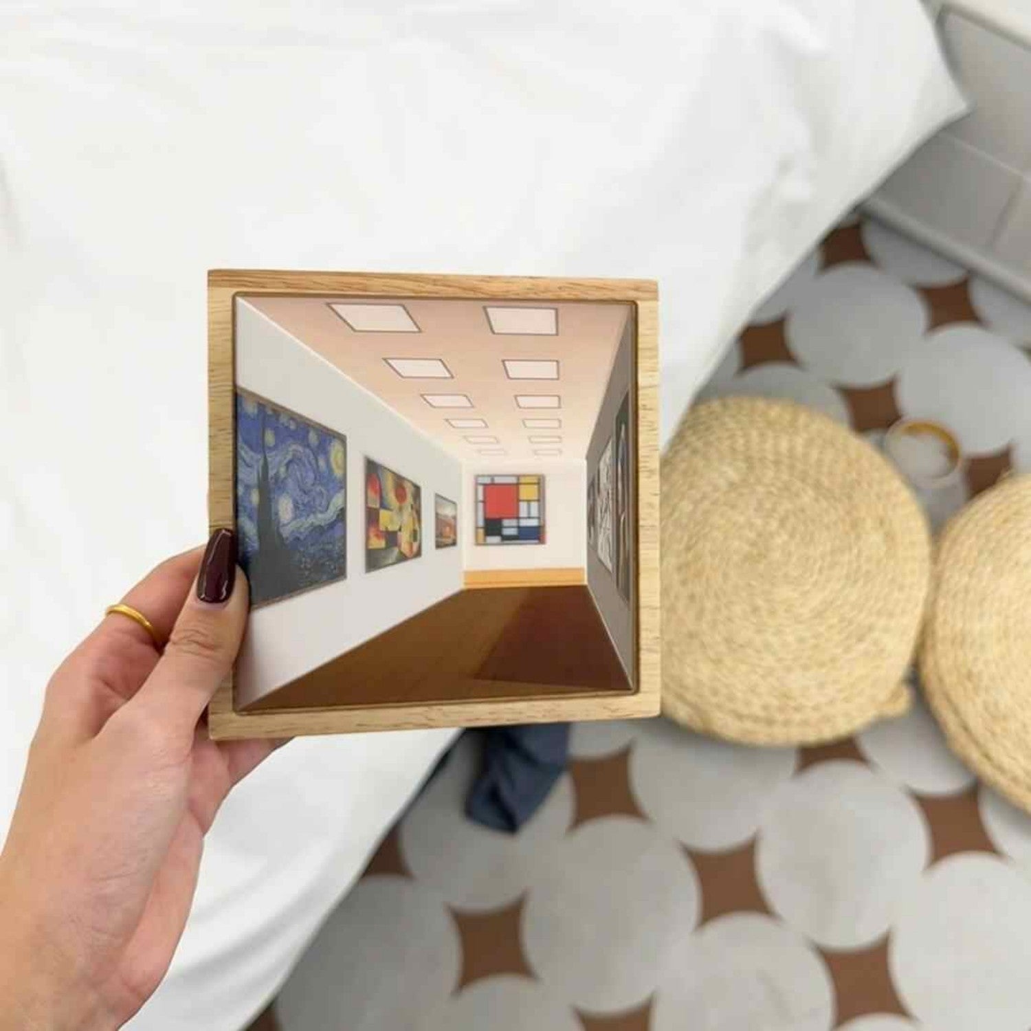 3D Illusion Night Light Gallery Bedside Picture Style Night Light Home Decor dealsniper-net