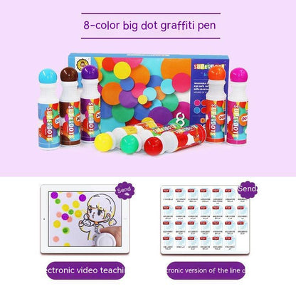 Children's Graffiti Painting Stationery Coloring Early Education Gift Box