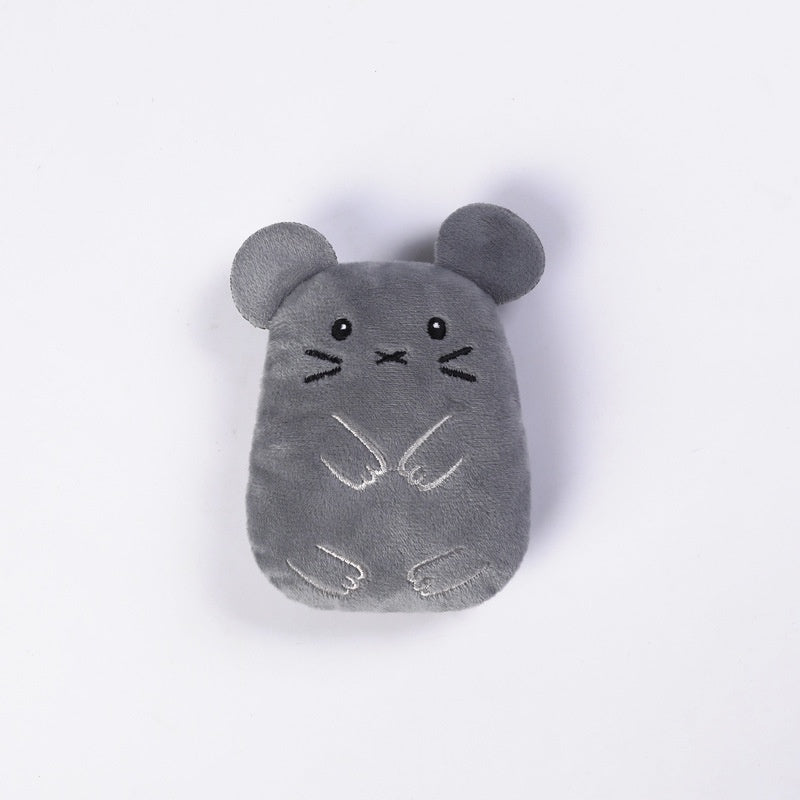New Cat Toy Mouse Fox Cute Shape Plush Sound Toy Pets DealSniper.net Gray Mouse